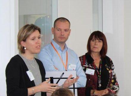 De gauche à droite : Peggy Vivier, Emmanuelle Chevallier et Isabelle Decosse - SNCF