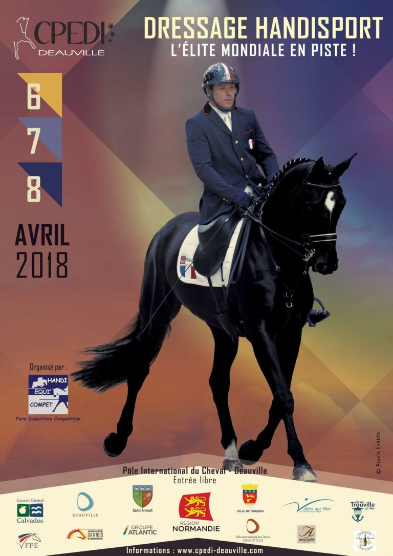 8e CPEDI de Deauville concours de dressage handisport ou para-dressage