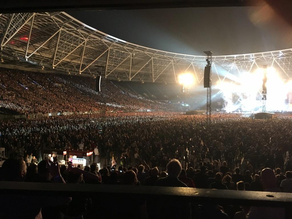 Le concert des Rolling Stones au London Stadium vu depuis ma place © Jean-Christophe Verro
