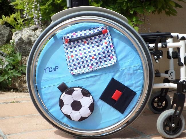 T Cap, des accessoires pour personnaliser votre fauteuil roulant.