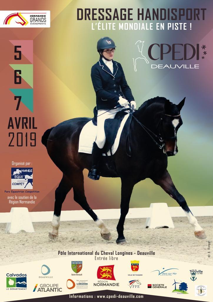 CPEDI 2019 concours de para-dressage international à Deauville