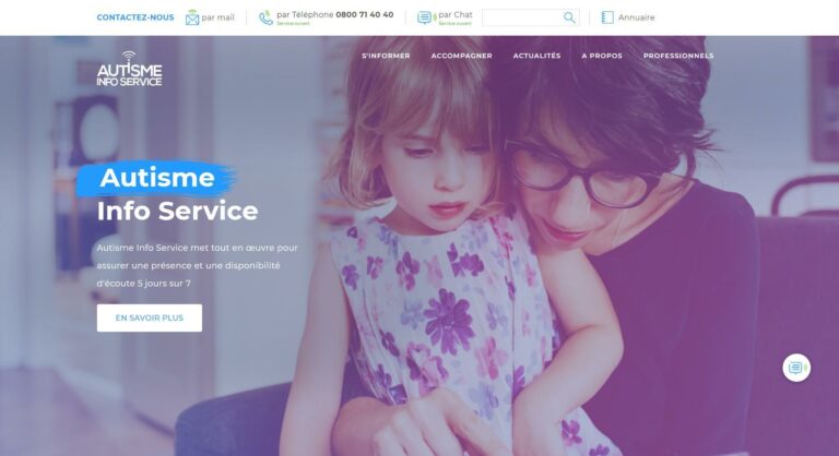 Autisme Info Service, une plateforme dédiée aux personnes autistes et à leur entourage