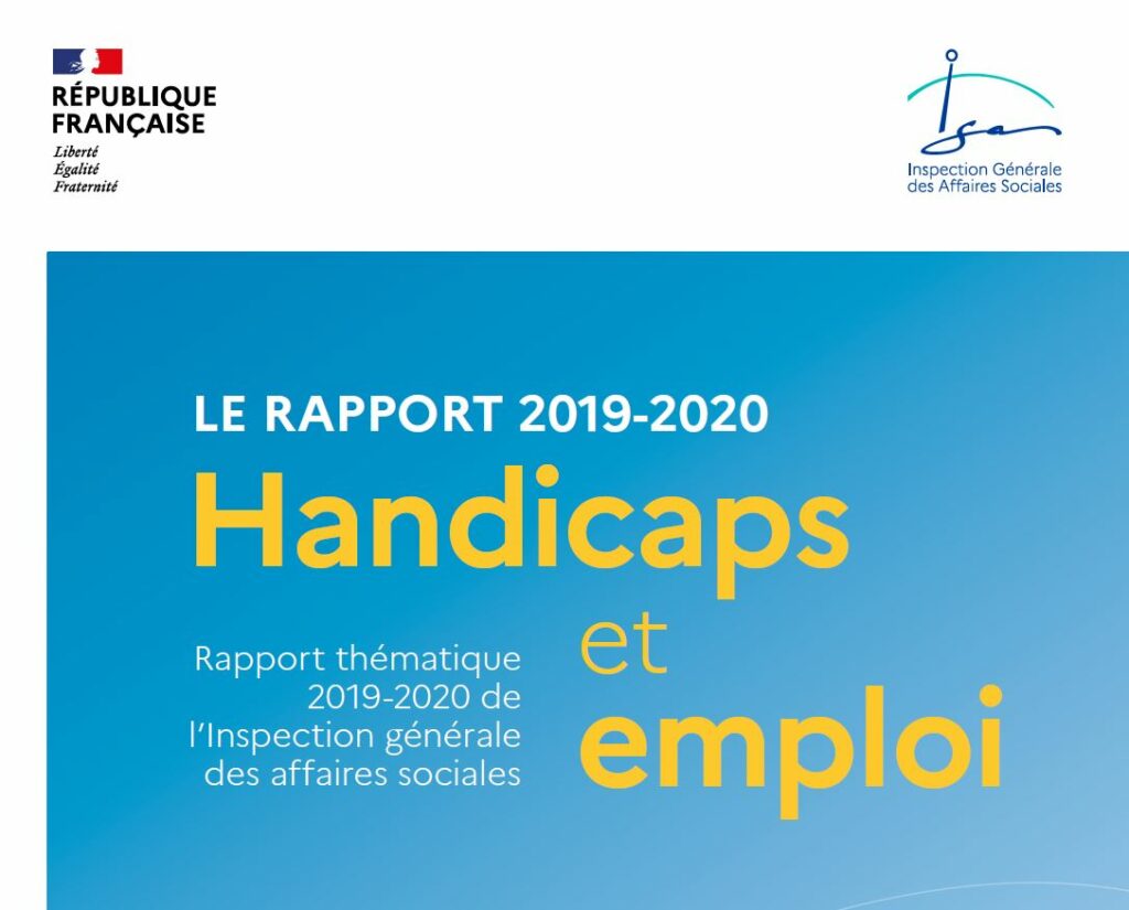 handicaps et emploi rapport IGAS 2020
