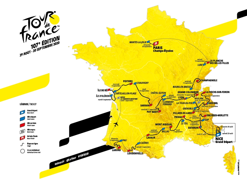 Tour de France 2020 le guide en braille