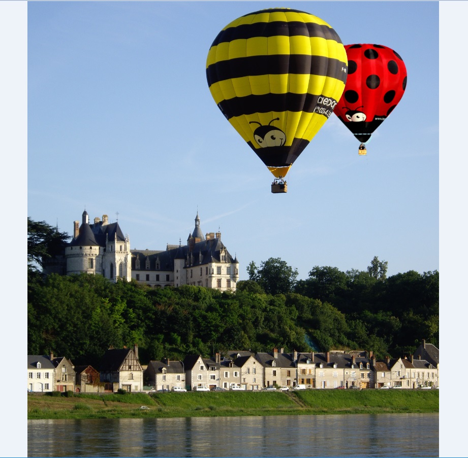 Découvrez la Vallée de la Loire en montgolfière accessible - Vacances accessibles en Centre-Val de Loire © Aérocom Montgolfière