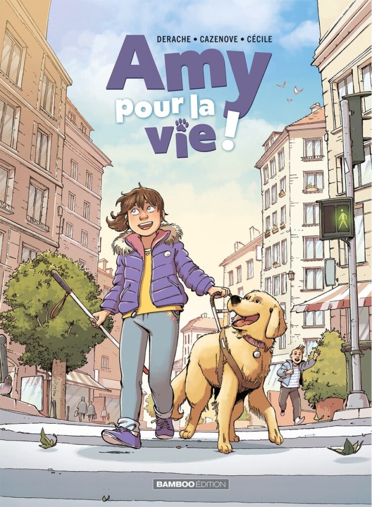Un chien-guide dans une bande dessinée pour sensibiliser les enfants