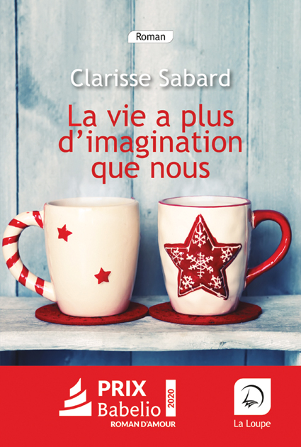 Livre écrit en grands caractères : "La vie a plus d'imagination que nous"