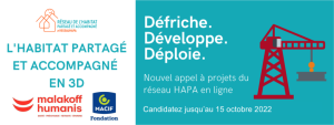 Habitat partagé : Nouvel appel à projet du réseau HAPA