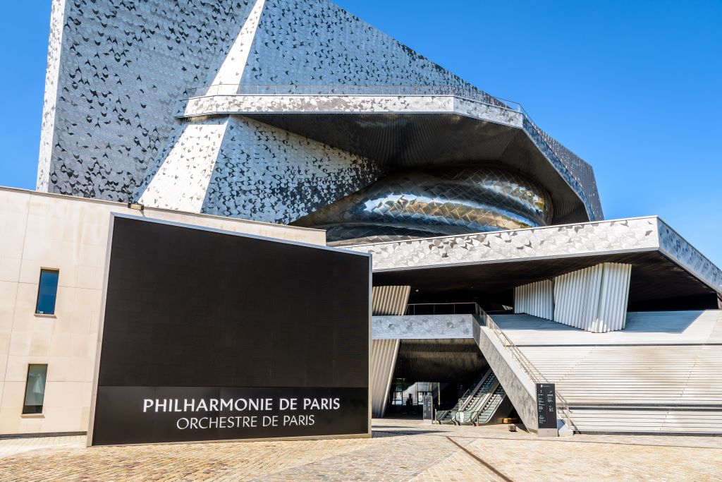 vue du bâtiment de la Philharmonie de Paris