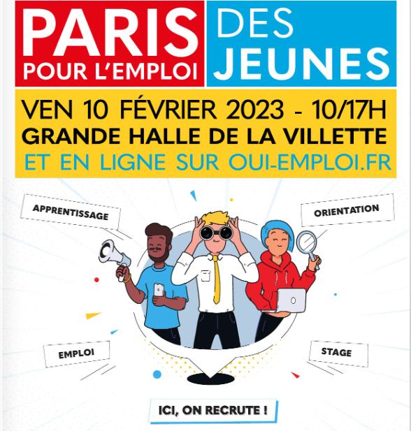 Paris pour l'emploi des jeunes : 300 métiers et un espace handicap