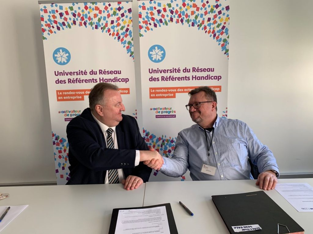 signature du partenariat entre l'Agefiph et Handirect