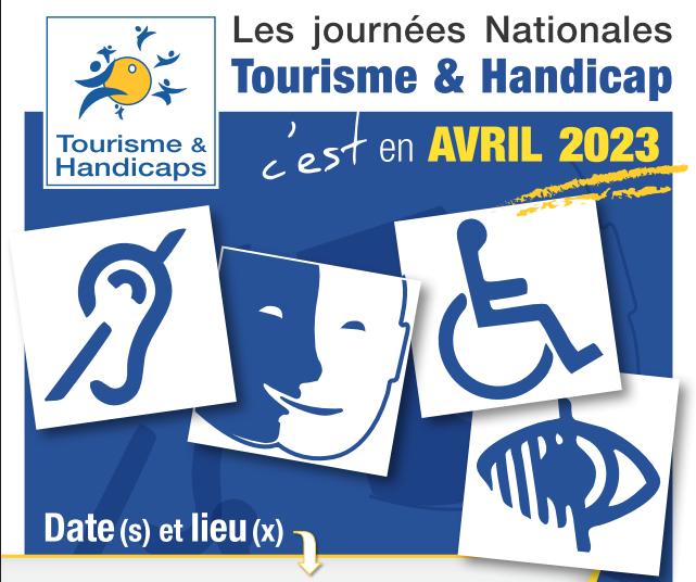 Rendez-vous aux journées tourisme et handicap tout le mois d'avril