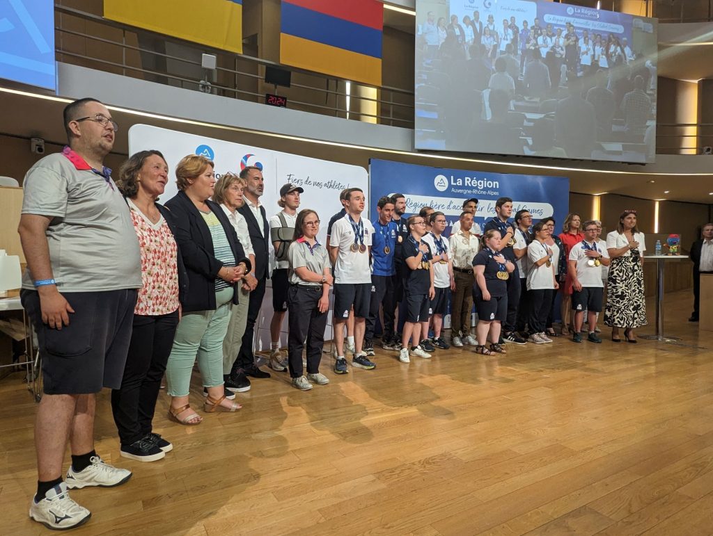 cérémonie Auvergne Rhône-Alpes pour les Global Games