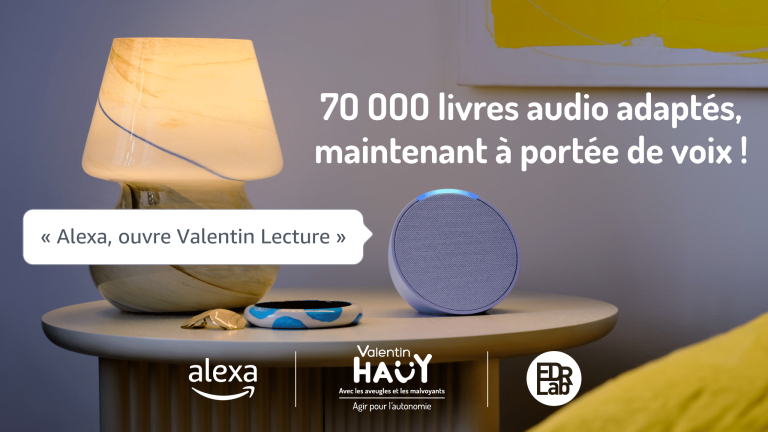 70 000 livres audio adaptés vont être disponibles gratuitement sur Alexa
