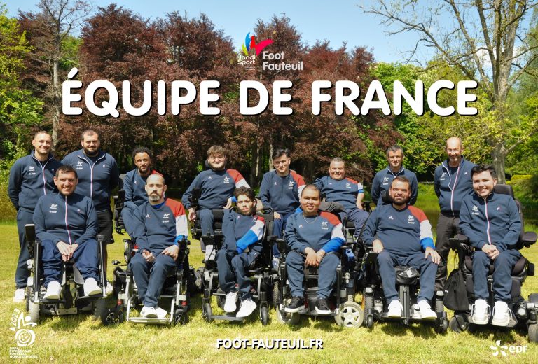 Equipe de France de foot fauteuil engagée pour la coupe du monde FIFPA