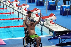 Dimitri Granjux, athlète français ayant participé aux Paralympiques 2024